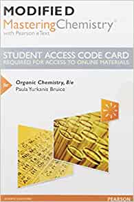 Organic Chemistry Masteringchem.Access