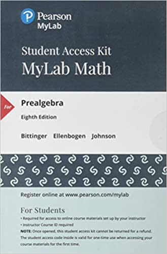 Prealgebra Mylabmath+Etext