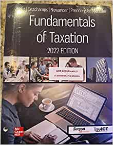 Fundamentals Of Taxation 2022 (Loose)