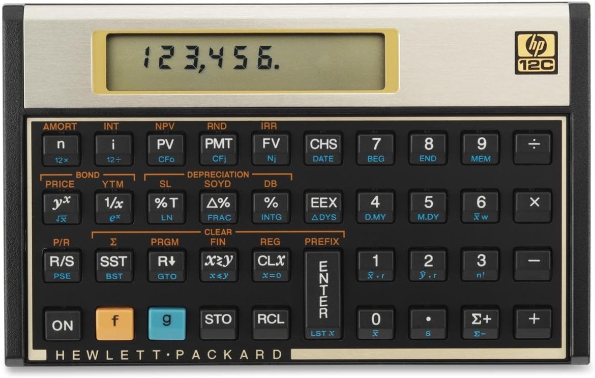 Hp 12 C Financial Calculator