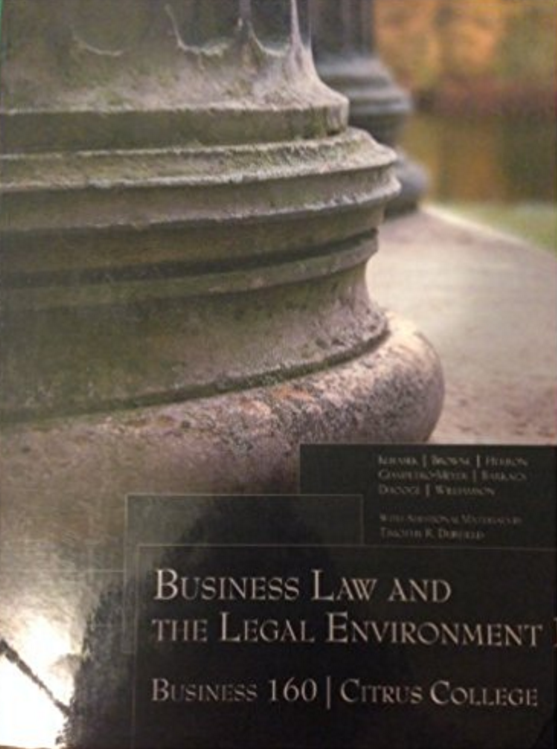 Business Law And The Legal Environment