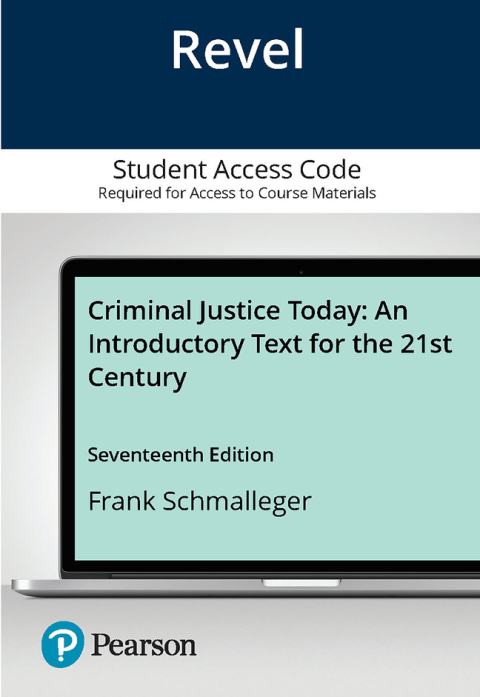 Criminal Justice Today: Revel Digital Access Code