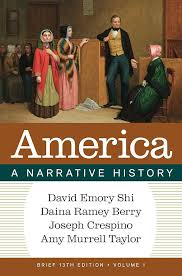 America:Narr.Hist.Brf.,V1 W/Reg.Card