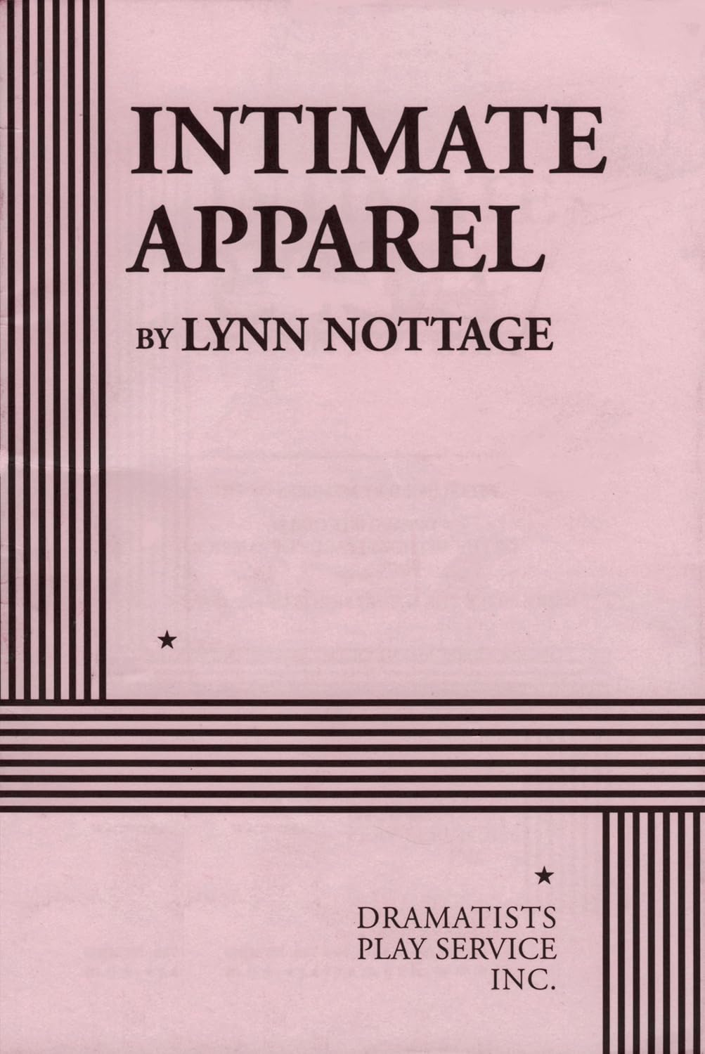 Intimate Apparel (Pb)