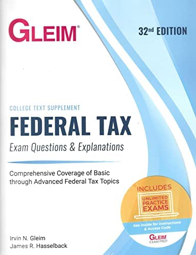 Federal Taxation Exam Questions And Explanations