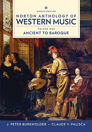 Norton Anthol.Of Western Music,V.1