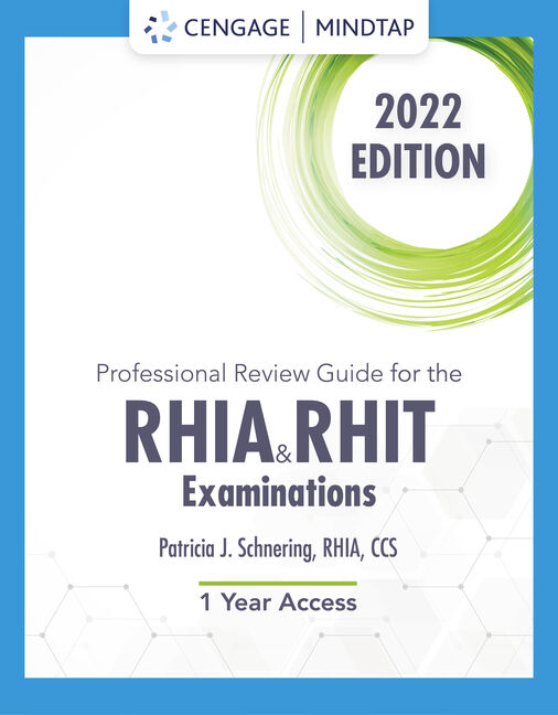 Mindtap For Professional Review Guide For The Rhia/Rhit Examination, 2022