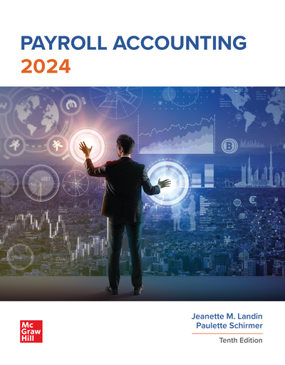 Connect 3 P Inclusive Access 1 Semester Online Access For Payroll Accounting,(2024) (Landin)