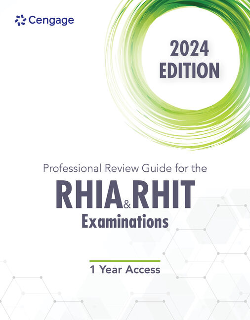 Inclusive Access Mindtap For Professional Review Guide For The Rhia/Rhit Examination, 2024, 2 Terms