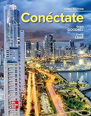 Connect Online Access For Goodall's Conéctate 3 Rd Edition