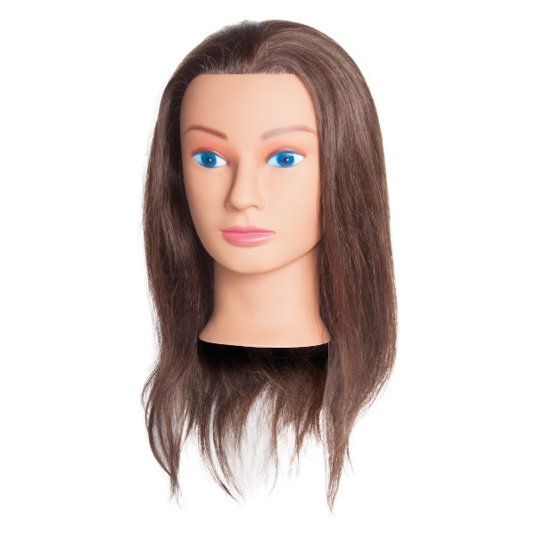 Isabel Brown Hair Mannequin Head