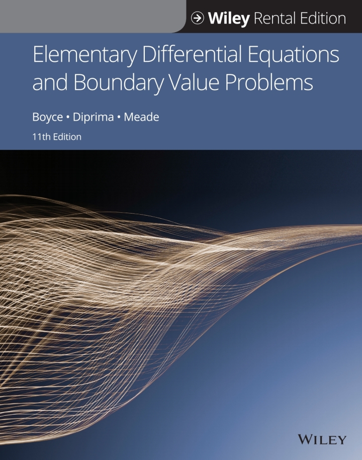 Elementary Differential Equations And Boundary Value Problems Wileyplus Next Gen (Inclusive Access) 1 Term