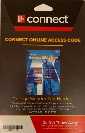 Business Ethics Now Connect Access (Custom)