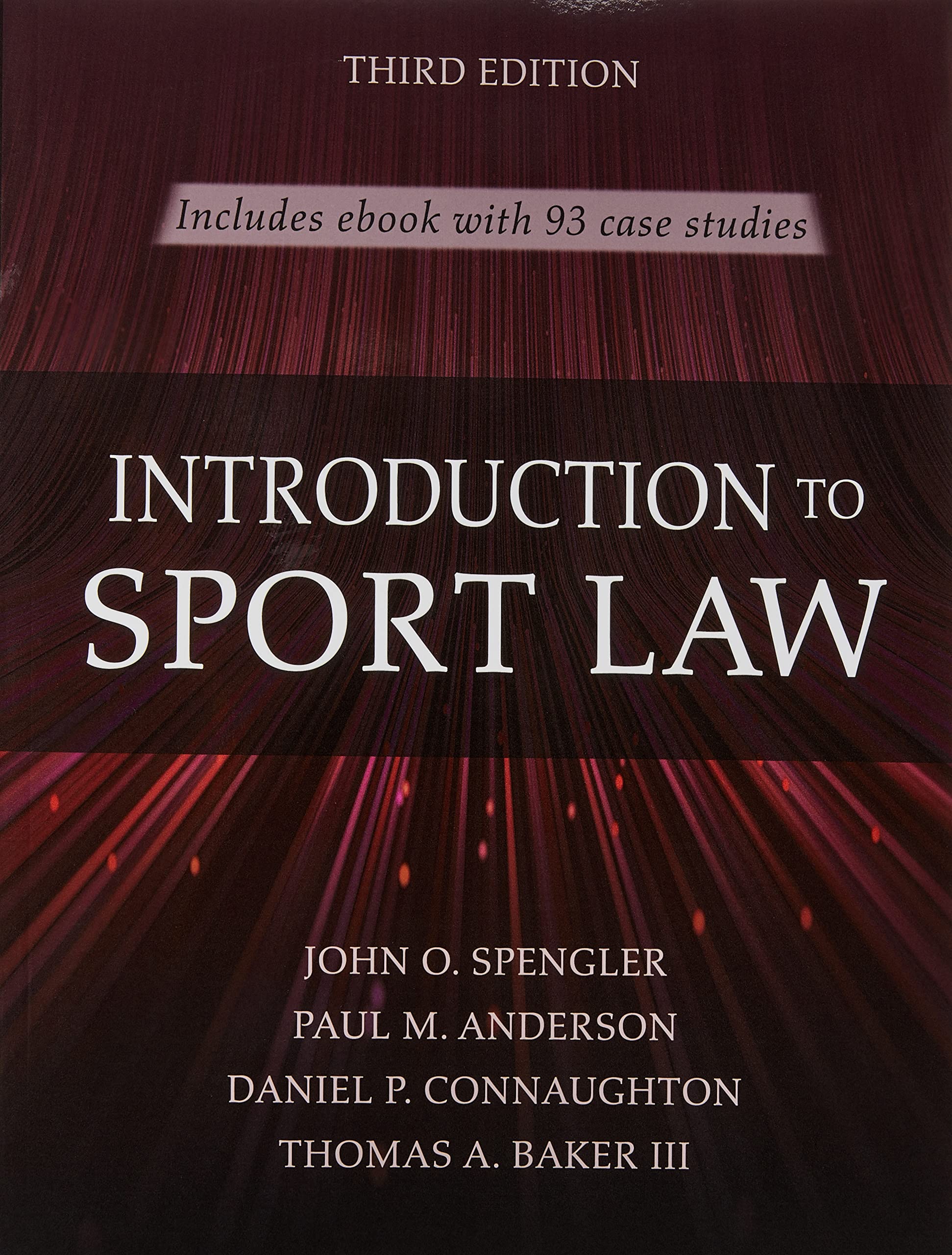 Introduction To Sport Law W/Access