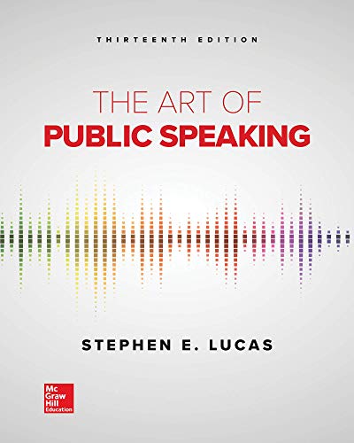 Art Of Public Speaking (Looseleaf)