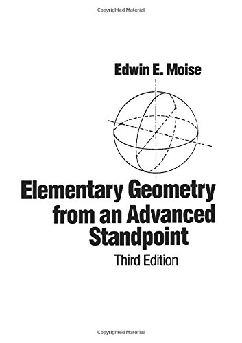 Elem.Geometry From An Adv.Standpoint