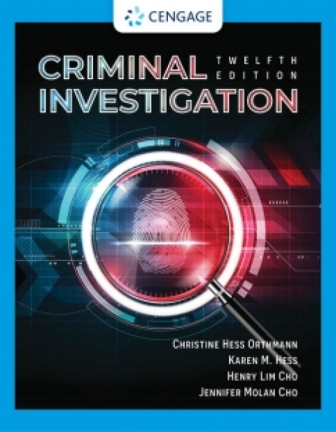 Mind Tap For Hess/Hess Orthmann/Cho/Molan's Criminal Investigation, 1 Term Instant Access