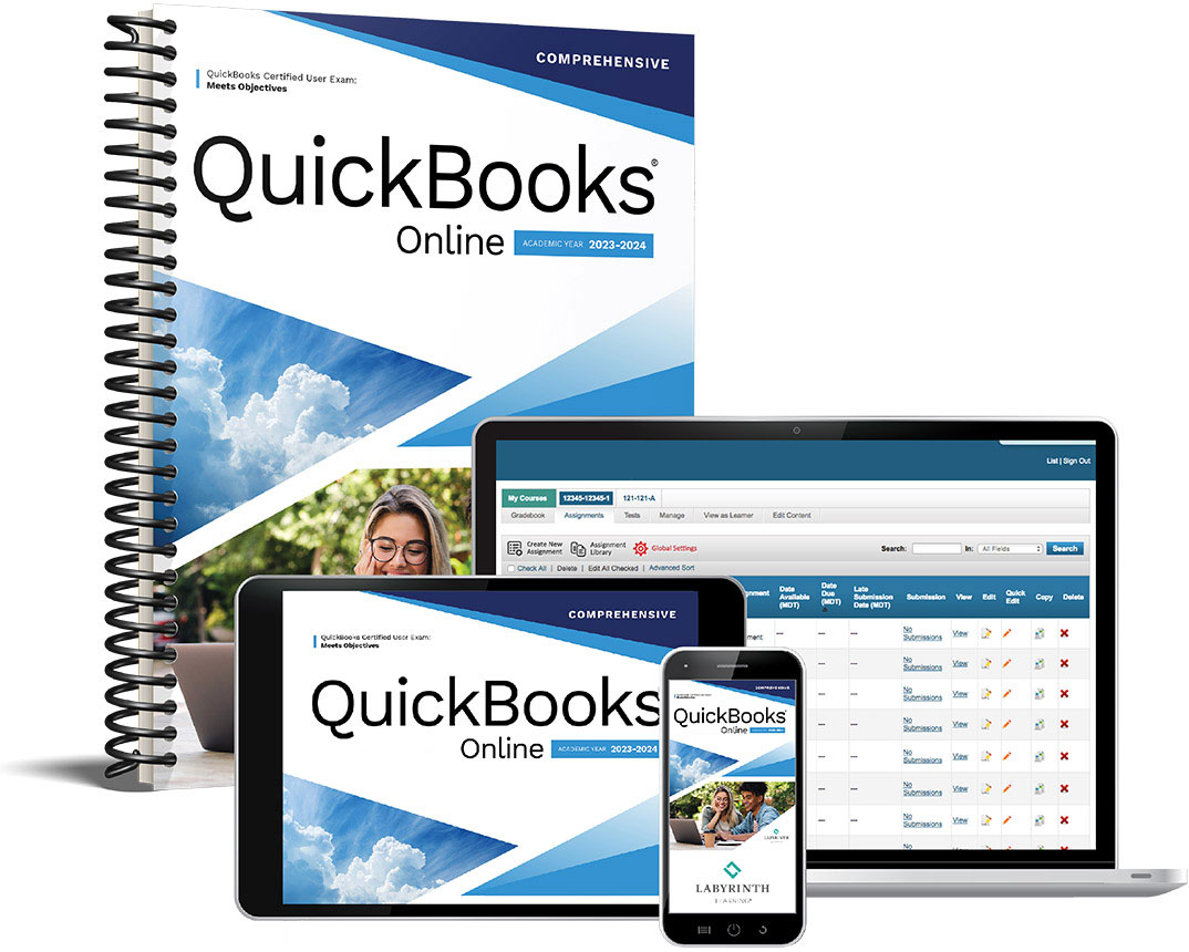 Quickbooks Online '23 '24 W/Access Code