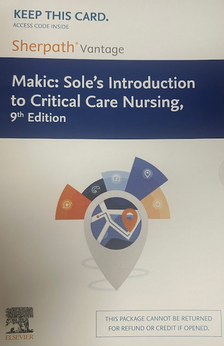 Sherpath Vantage For Soles Intro To Critical Care Nursing