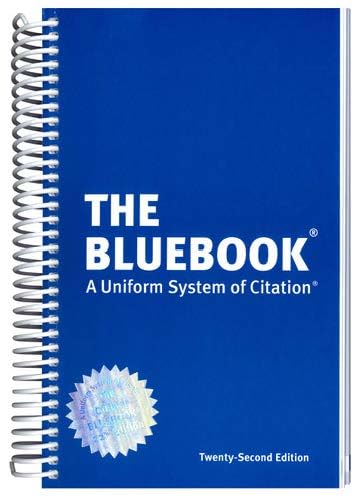 Bluebook:Uniform System Of Citation
