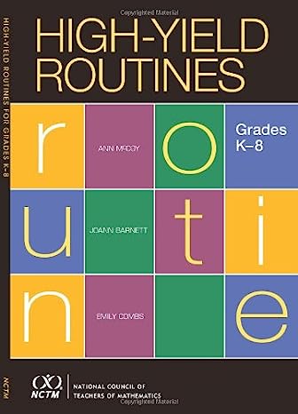 High Yield Routines For Grades K 8