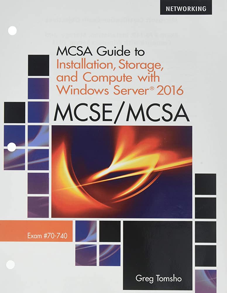 Mcsa Gd.Inst...Win.Serv 2016(ll) Pkg.