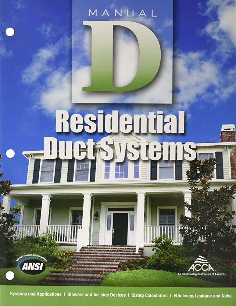 Residential Duct Systems:Man.D,Vers.2.5