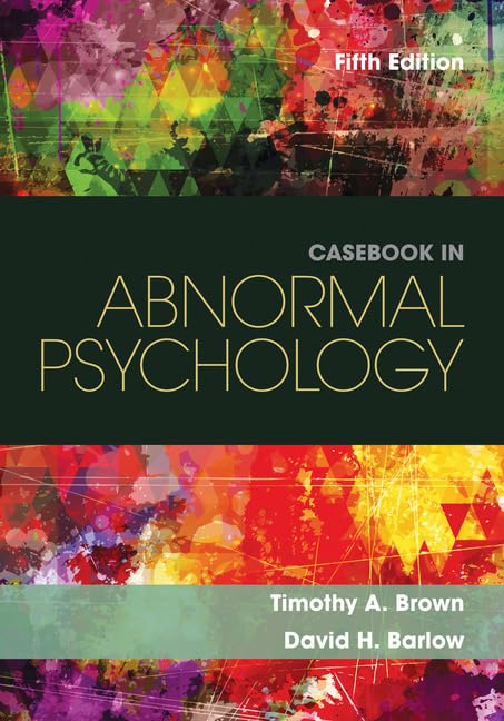 Casebook In Abnormal Psychology Ia At Ou