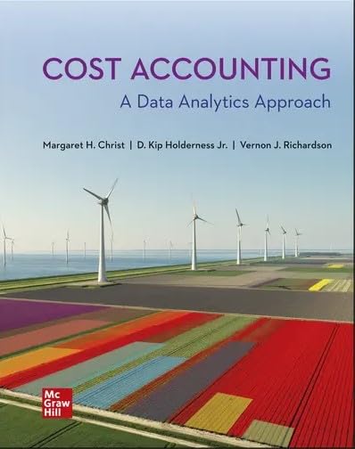 Cost Accounting A Data Analytics Approach For Connect With Proctorio Plus Ia For Ou