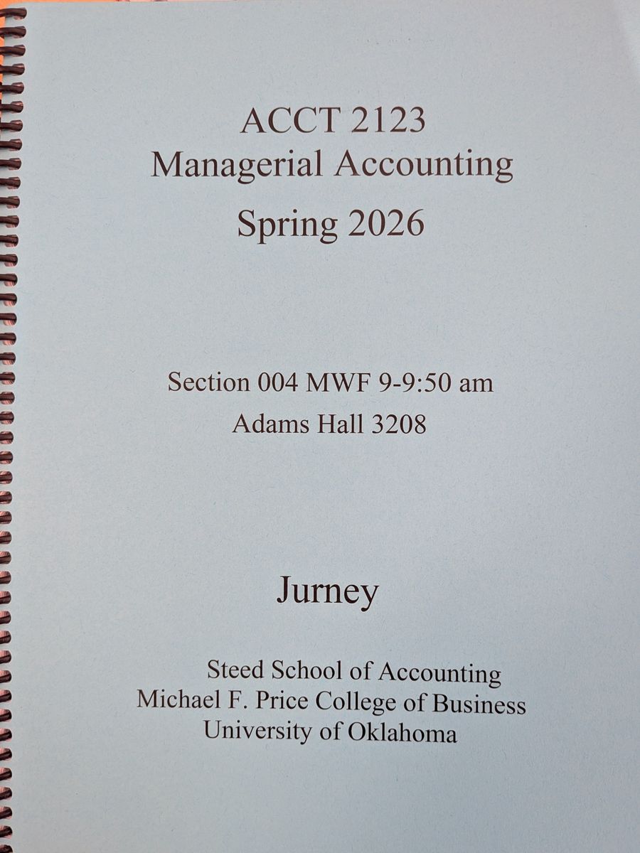Acct 2123 Jurney Coursepack