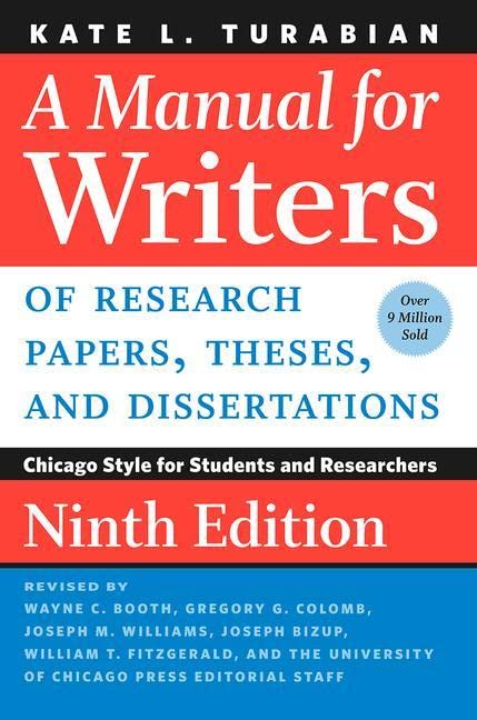 Manual F/Writers Of Research Papers...