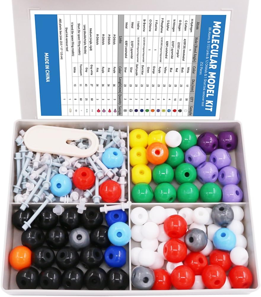 Organic Chemistry Molecular Model 240 Piece Kit