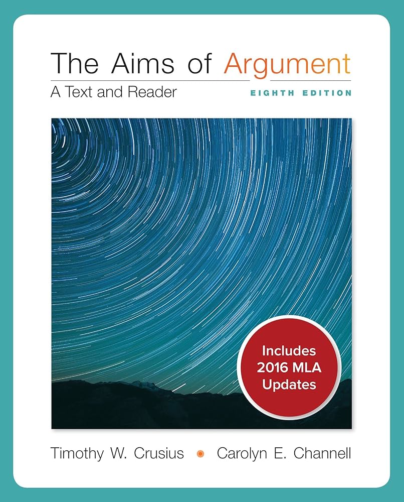 Aims Of Argument:Text...,2016 Mla Updtd