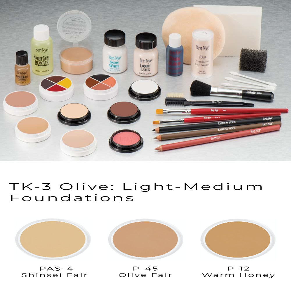 Theatrical Creme Kit: Olive: Light Medium
