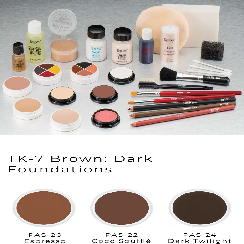 Theatrical Creme Kit: Brown: Dark